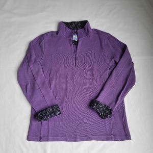 Orvis Sandy Point Quarter Zip Pullover Women's M
